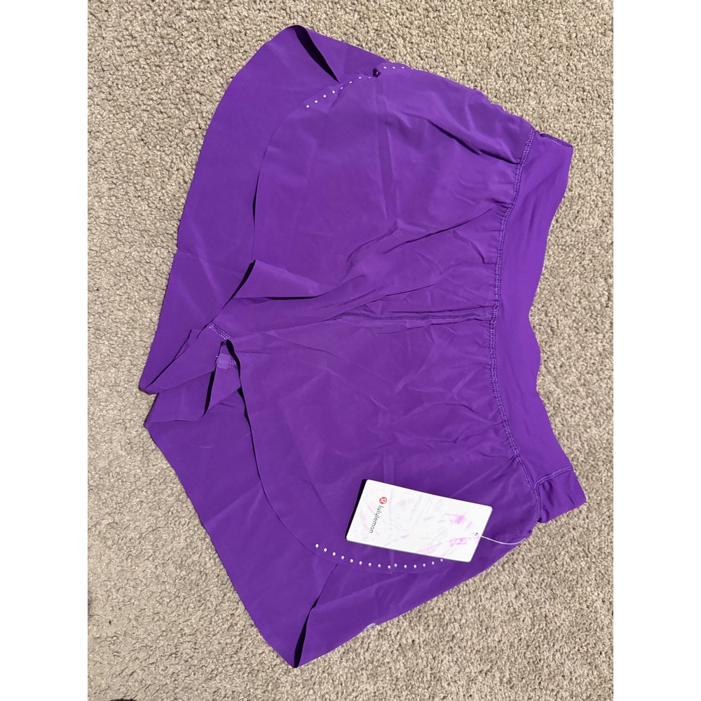 Lululemon Fast and Free High-Rise Split Short 3 Atomic Purple Size L NWT